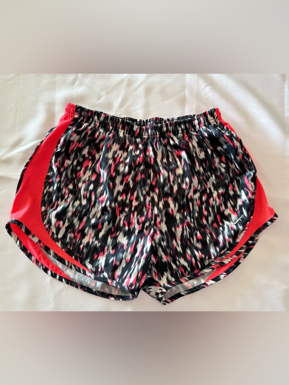 Nike Women’s Running Shorts - Black, White & Pink Accent